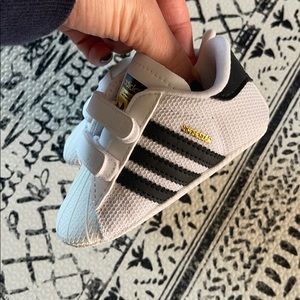 Baby superstar adidas NWOT never worn